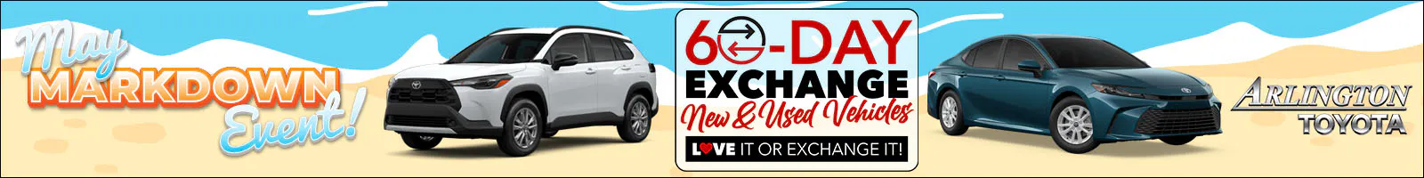 May Used 60 Day | Arlington Toyota