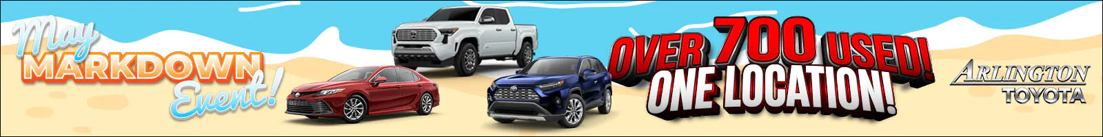May Used Event 700 | Arlington Toyota