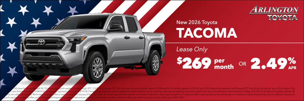 Memorial Day Tacoma | Arlington Toyota
