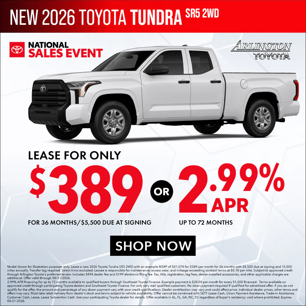 Specials Tundra | Arlington Toyota