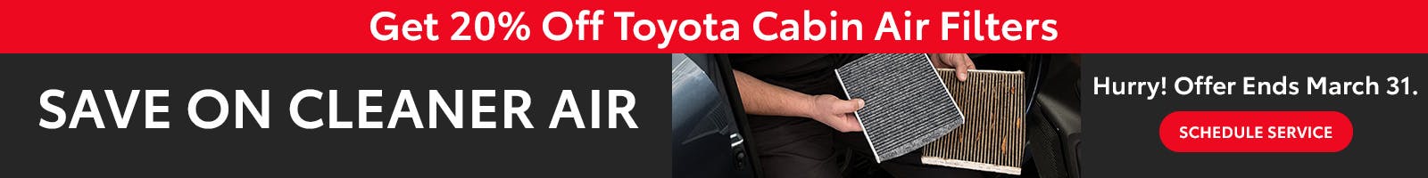 Air Filter Deal | Arlington Toyota