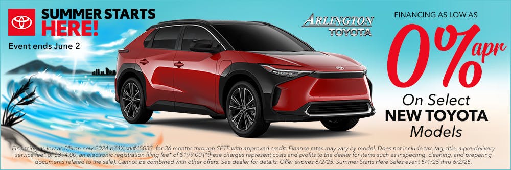 SSH Zero Percent | Arlington Toyota