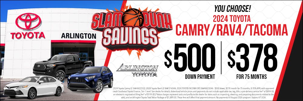 Slam Dunk Cam Rav4 Tac March | Arlington Toyota
