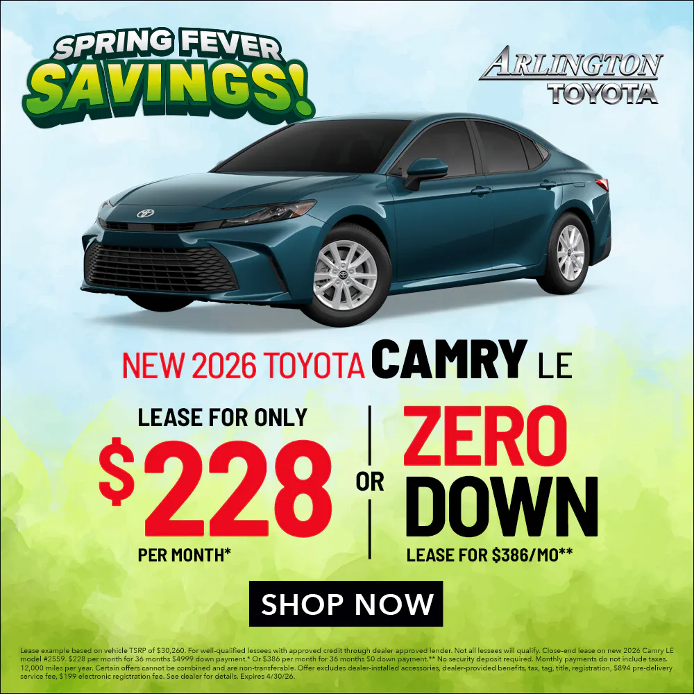 Camry New Car Special | Arlington Toyota