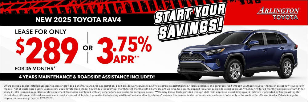 Start Your Savings Rav4 | Arlington Toyota