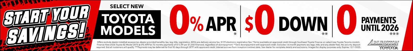 Start Your Savings Zero Percent