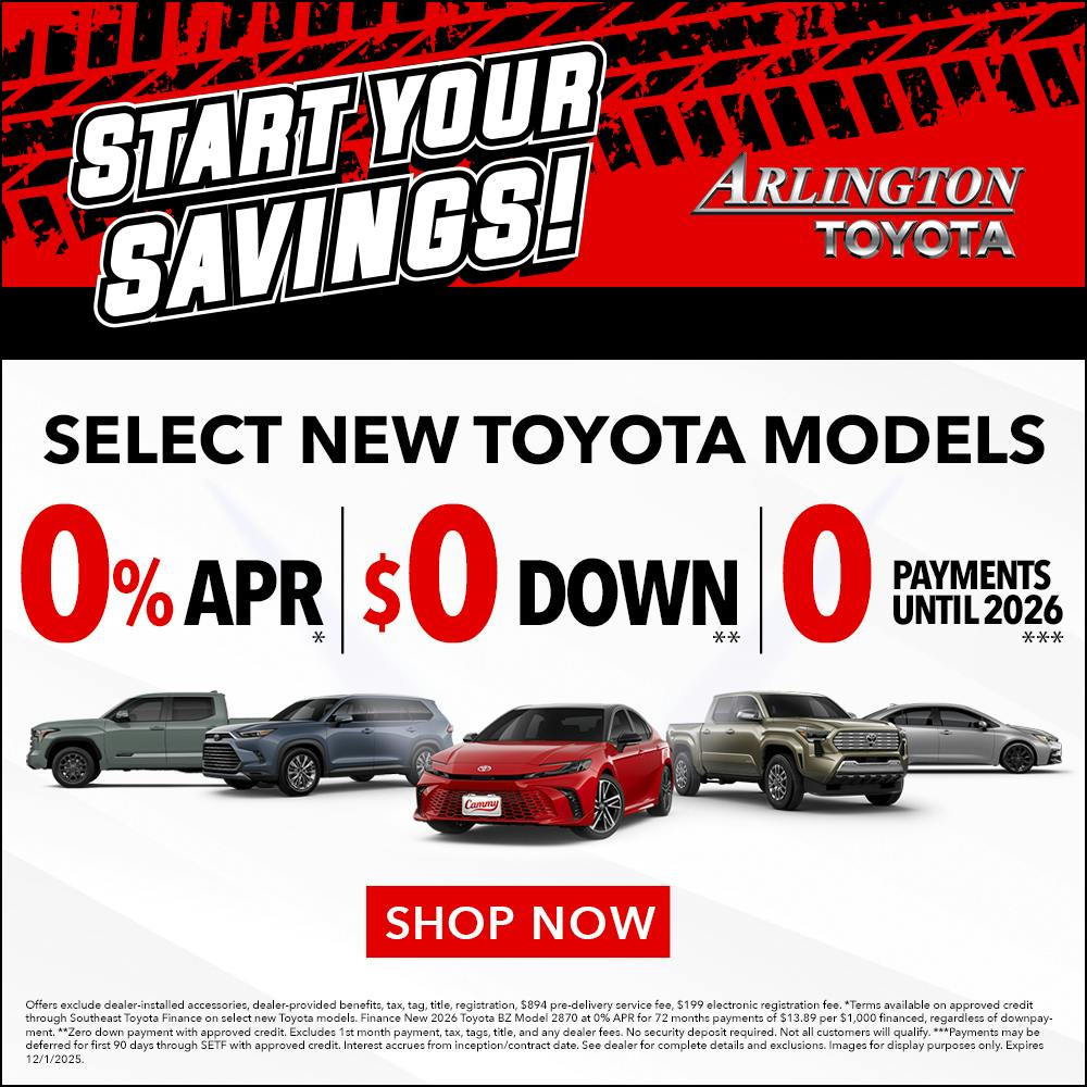 SELECT NEW TOYOTA MODELS | Arlington Toyota
