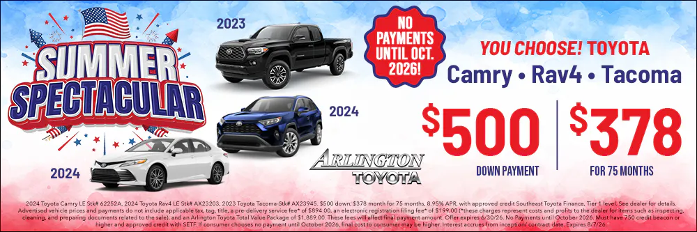Summer Spec Cam Tac Rav4 | Arlington Toyota