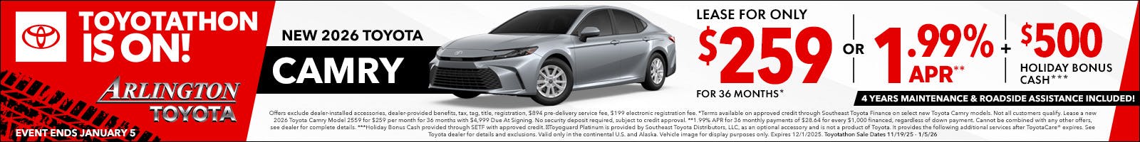 Toyotathon 2026 Camry