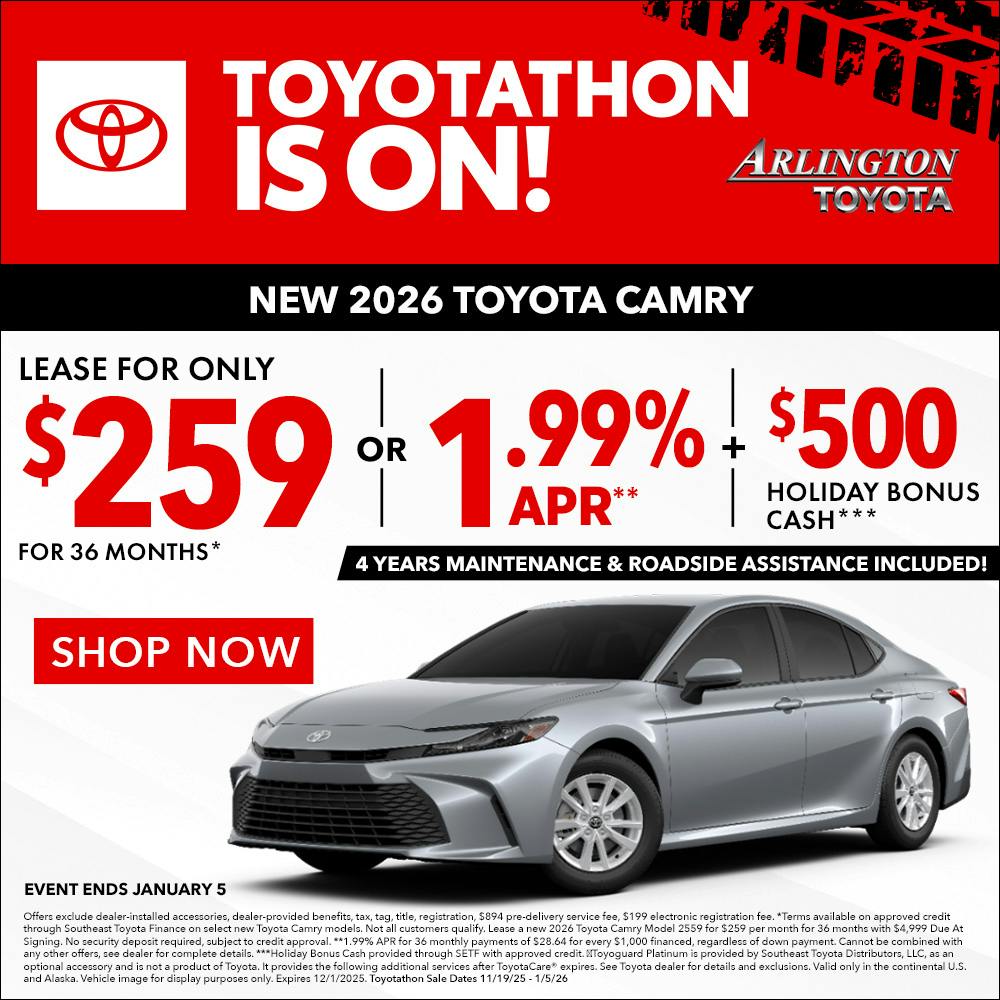 NEW 2026 TOYOTA CAMRY | Arlington Toyota