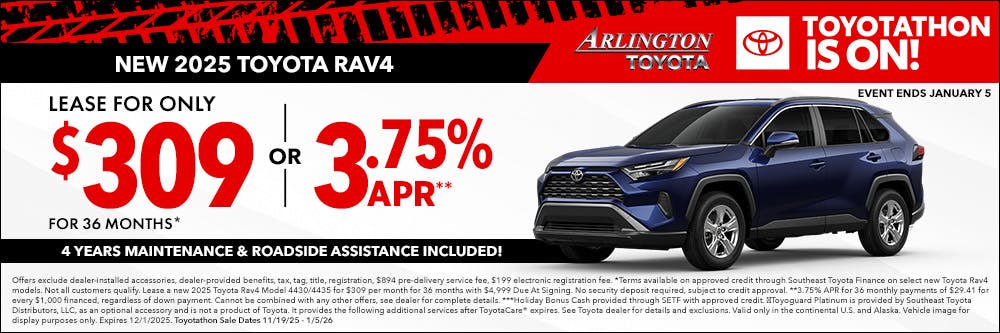 Toyotathon 2025 Rav4 | Arlington Toyota
