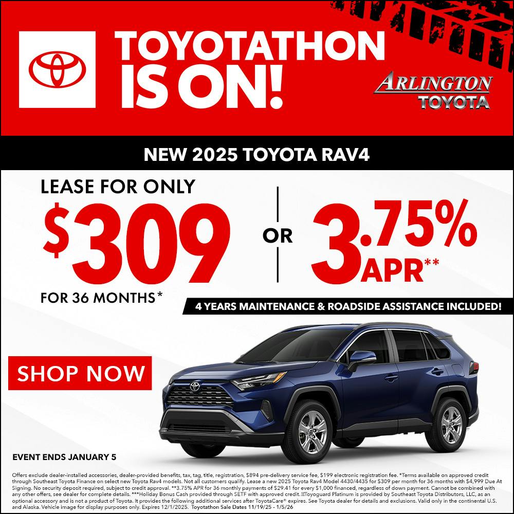 NEW 2025 TOYOTA RAV4 | Arlington Toyota