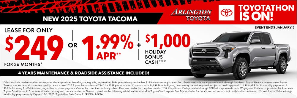 Toyotathon 2025 Tacoma | Arlington Toyota