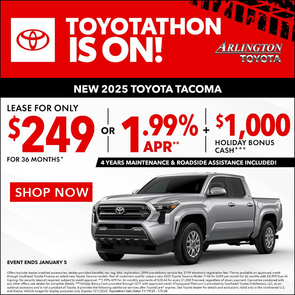 NEW 2025 TOYOTA TACOMA | Arlington Toyota