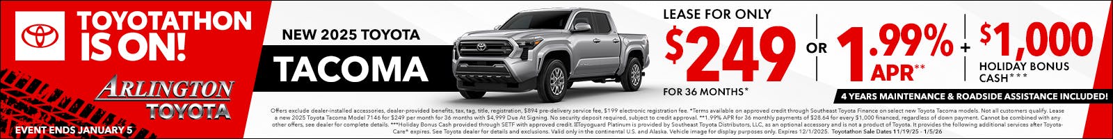 Toyotathon 2026 Tacoma