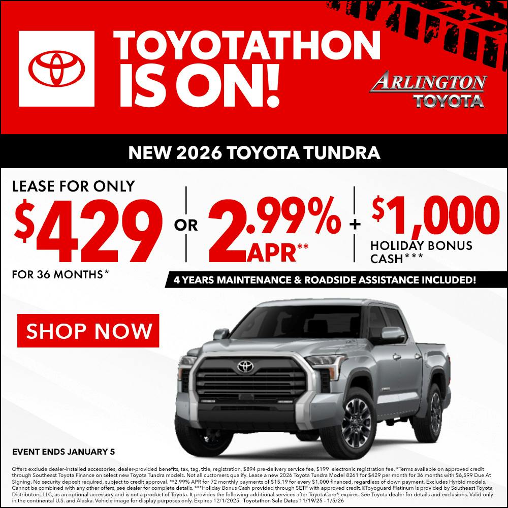 NEW 2026 TOYOTA TUNDRA | Arlington Toyota