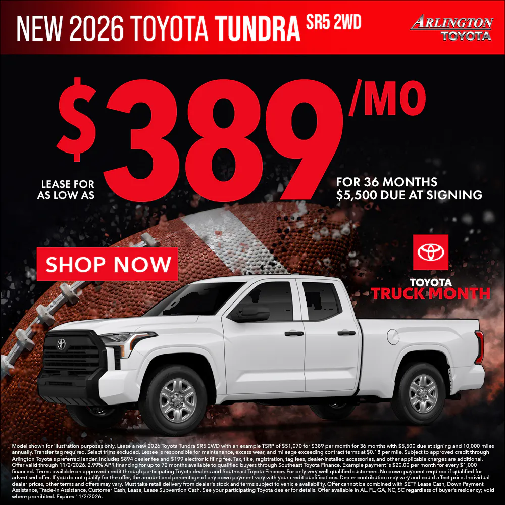 Truck Month Tundra Special | Arlington Toyota