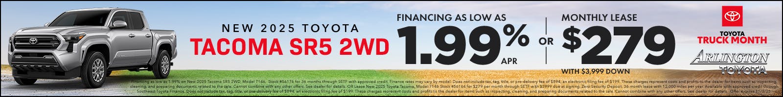 Oct Truck Month Tacoma