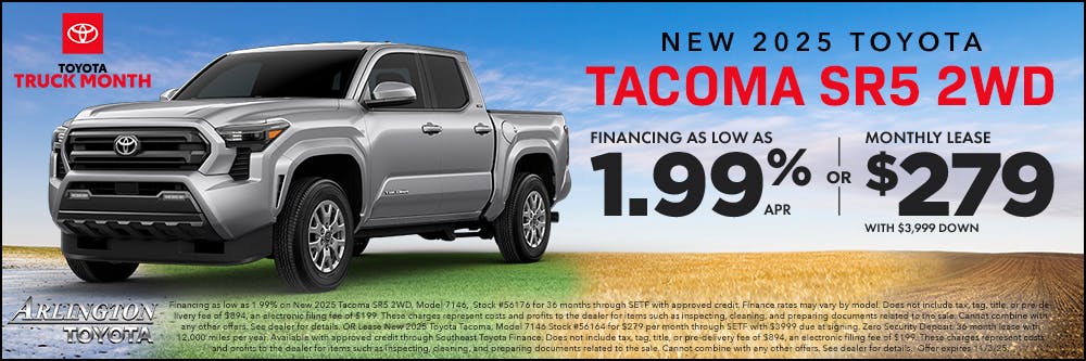 Oct Truck Month Tacoma | Arlington Toyota