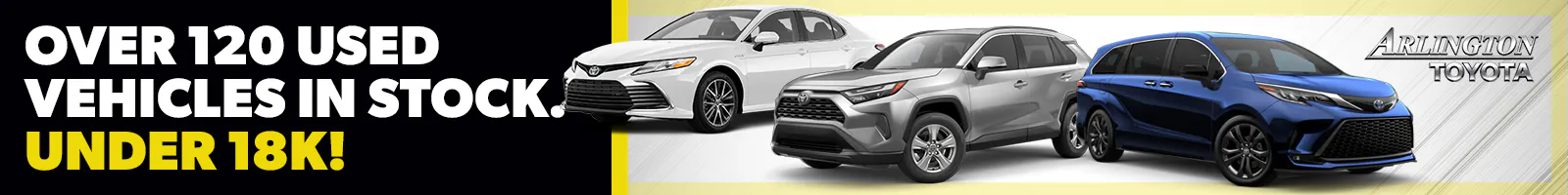 Used Under 18k Sept 2026 | Arlington Toyota