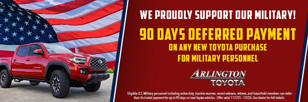 Military Offer | Arlington Toyota
