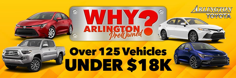 Over 125 Under 18k | Arlington Toyota