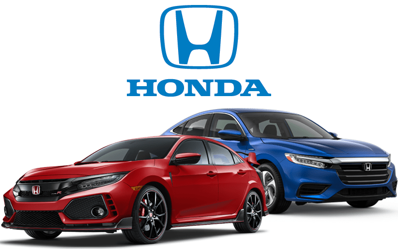 Honda Car and Logo Image