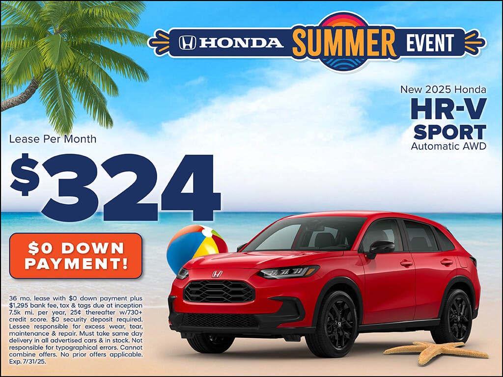 New 2025 Honda HR-V SPORT | Atlantic Honda