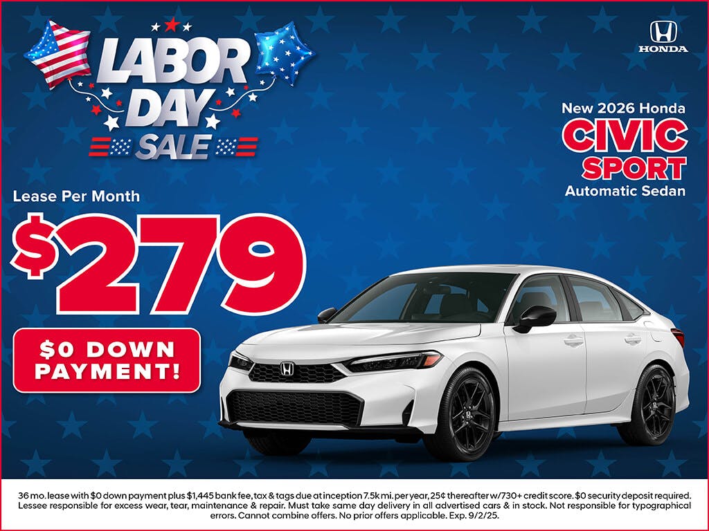 New 2026 Civic Sport | Atlantic Honda