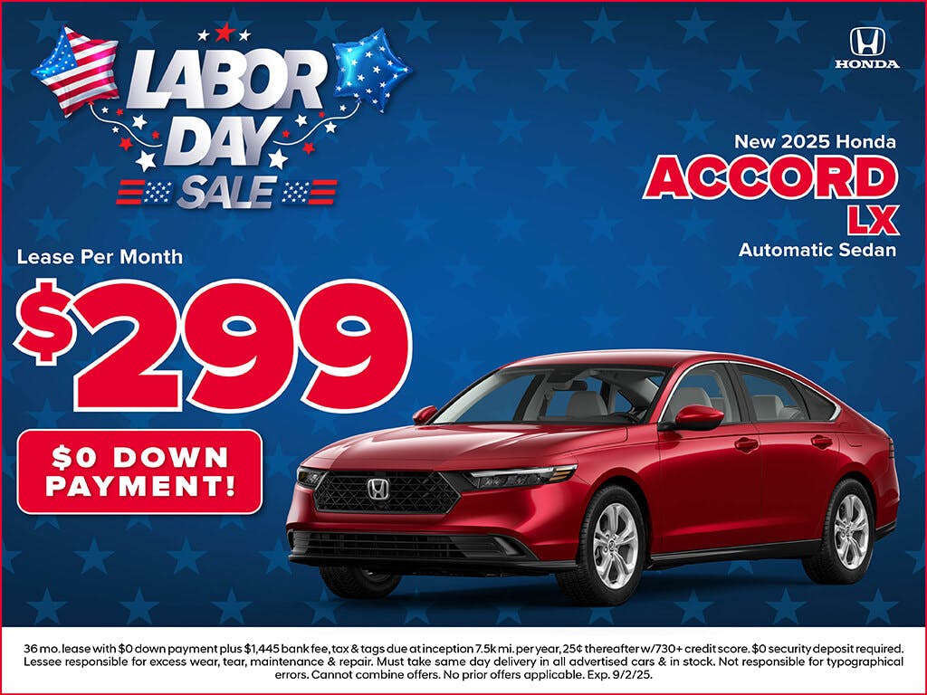 New 2025 Accord LX | Atlantic Honda