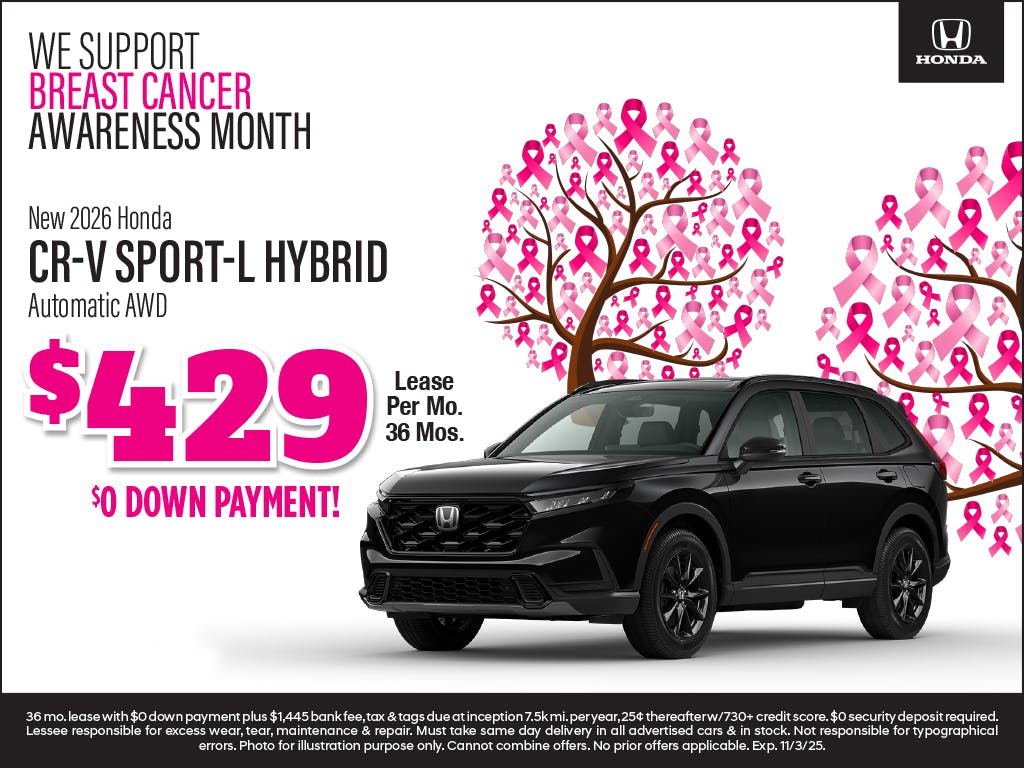 New 2026 CR-V Sport-L Hybrid | Atlantic Honda