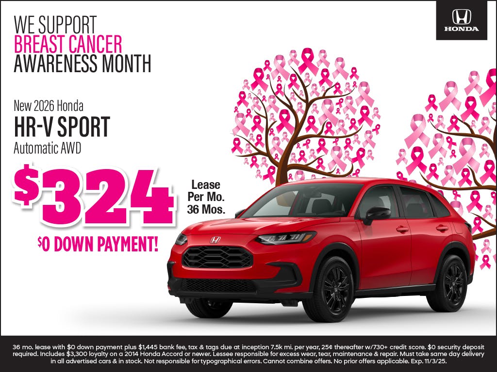 New 2026 HR-V Sport | Atlantic Honda