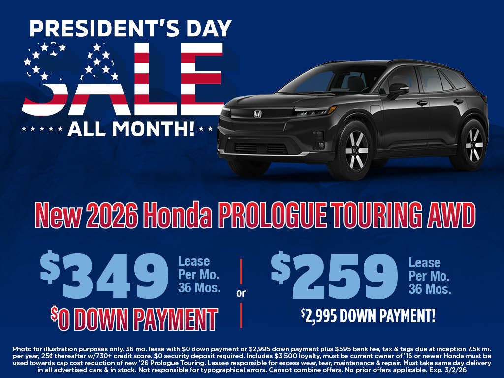 New 2026 Prologue Touring | Atlantic Honda