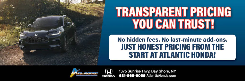 Transparent Pricing 2026 | Atlantic Honda