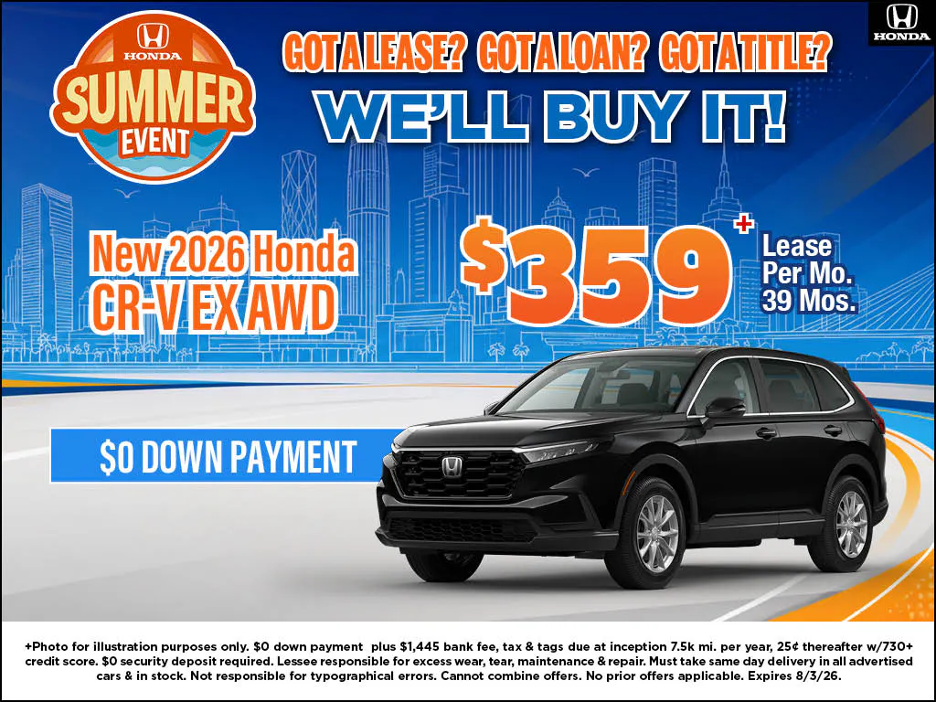 New 2026 Honda CR-V EX AWD | Atlantic Honda
