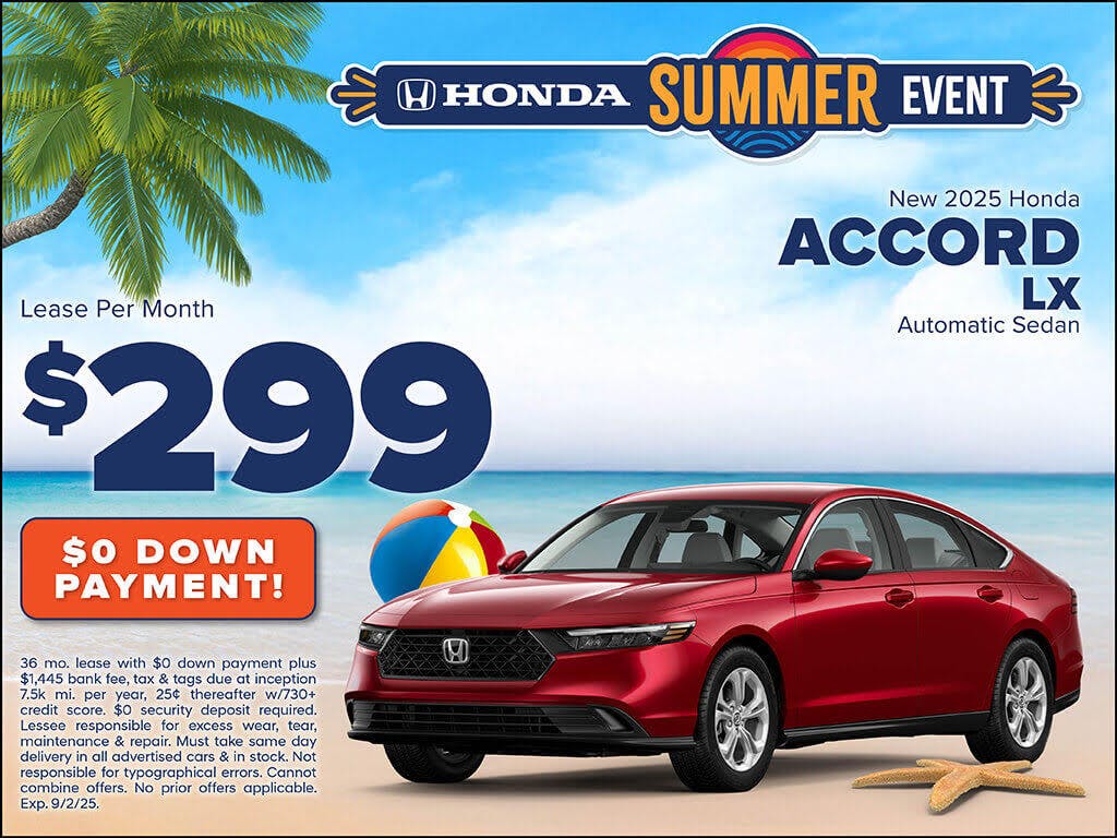 New 2025 Accord LX | Atlantic Honda