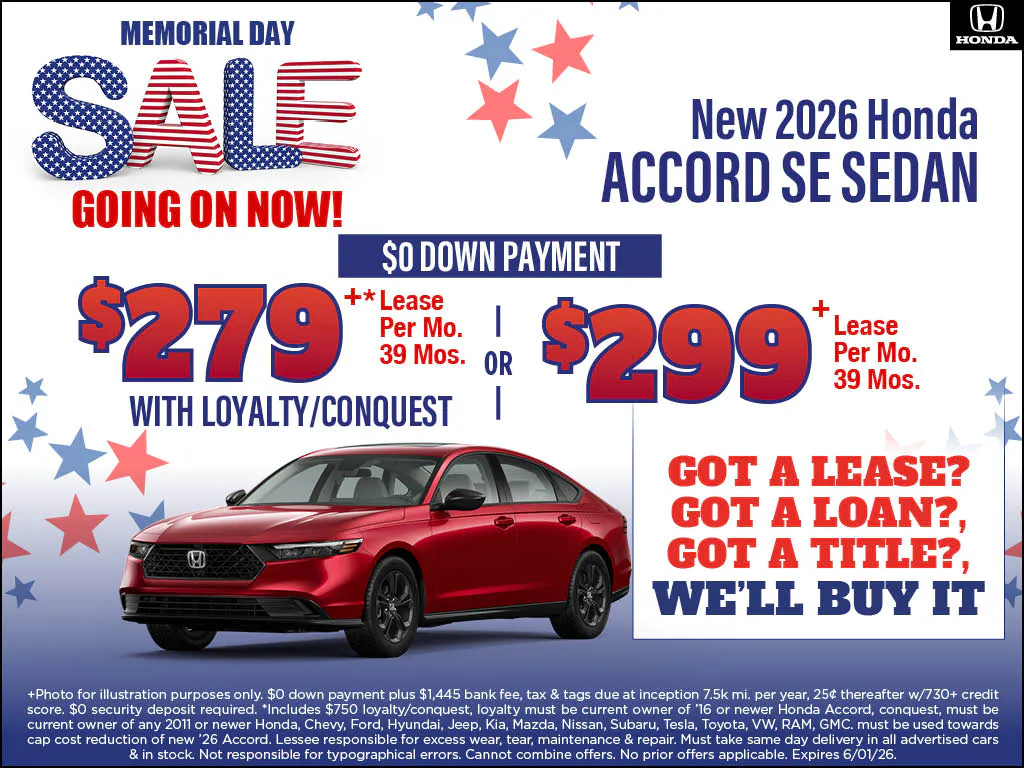 New 2026 Accord SE | Atlantic Honda