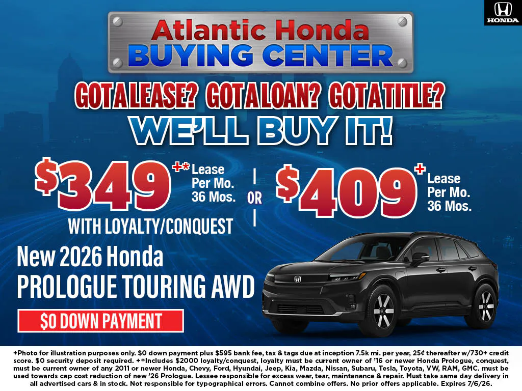 New 2026 Prologue Touring | Atlantic Honda