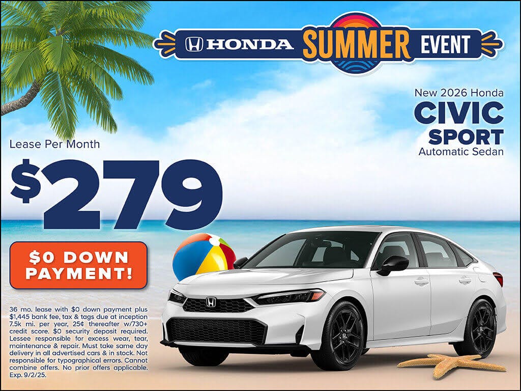 New 2026 Civic Sport | Atlantic Honda