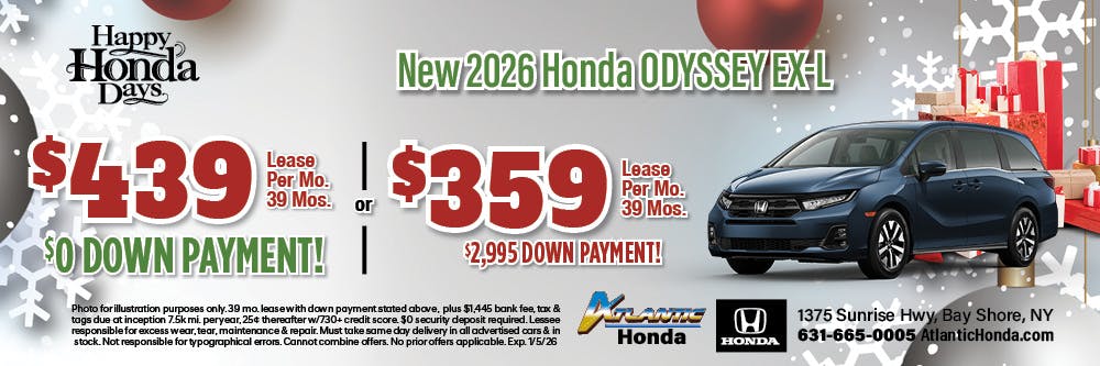 2026 Odyssey | Atlantic Honda