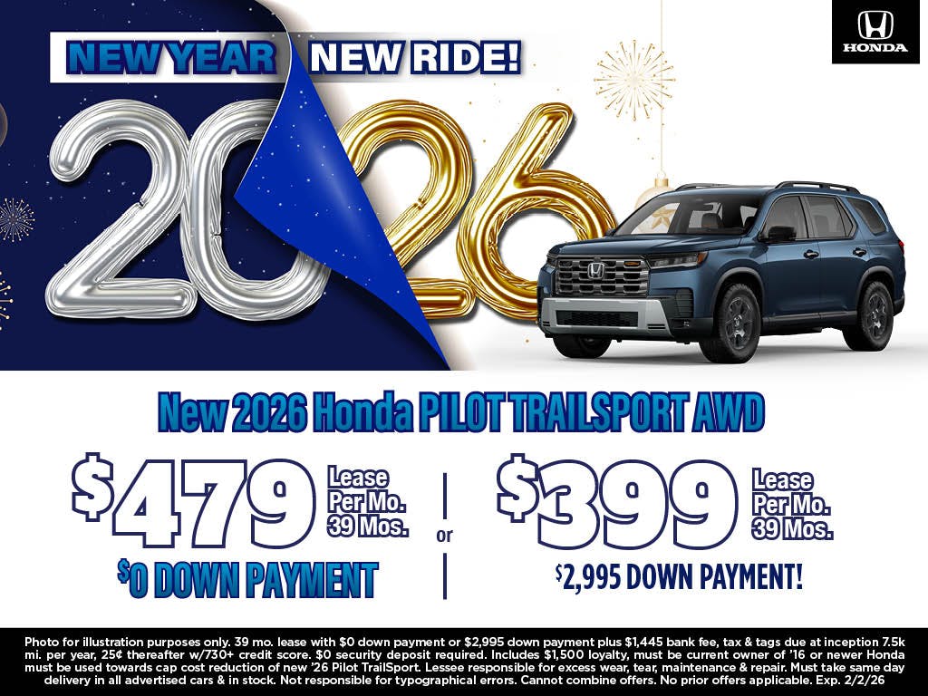 New 2026 Pilot Trailsport | Atlantic Honda
