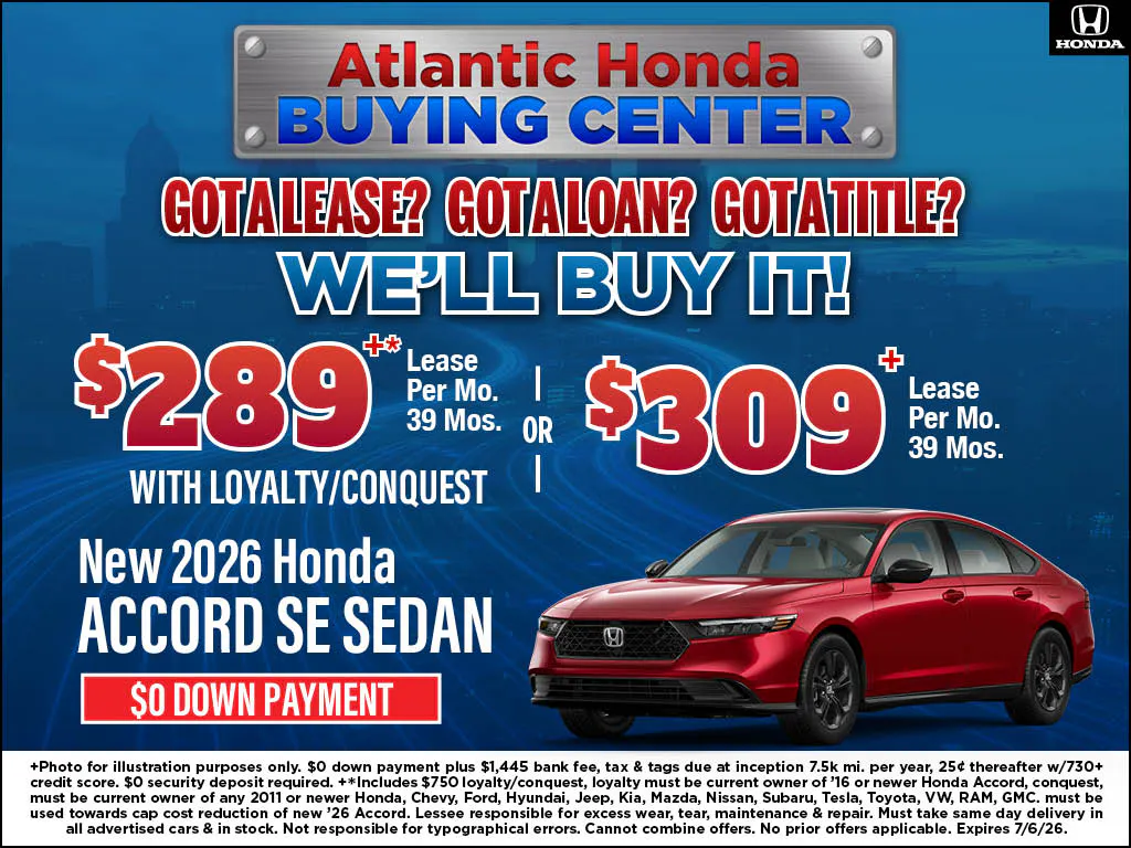 New 2026 Accord SE | Atlantic Honda
