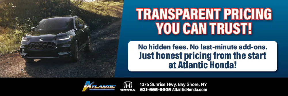 Transparent Pricing 2026 | Atlantic Honda