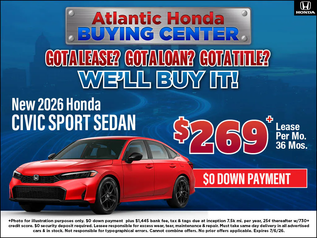 New 2026 Civic Sport | Atlantic Honda