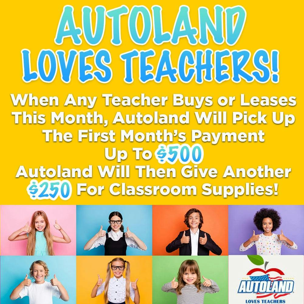 1 Teacher’s Discount Autoland Toyota