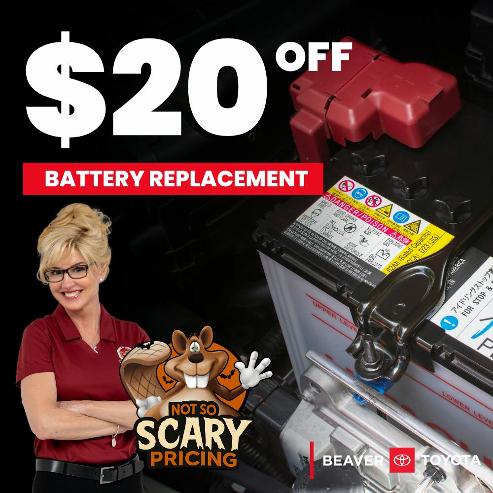$20 Off Battery Replacement | Beaver Toyota St. Augustine