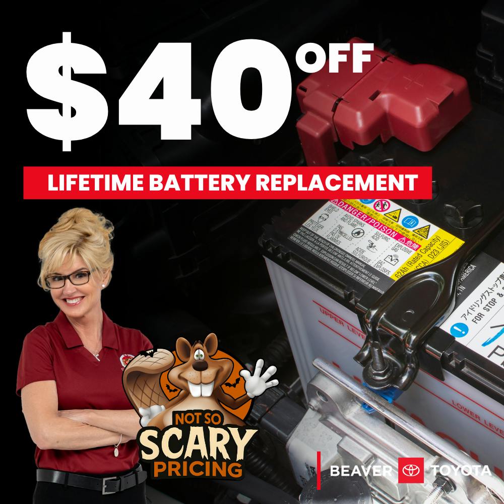 $40 Off Lifetime Battery Replacement | Beaver Toyota St. Augustine