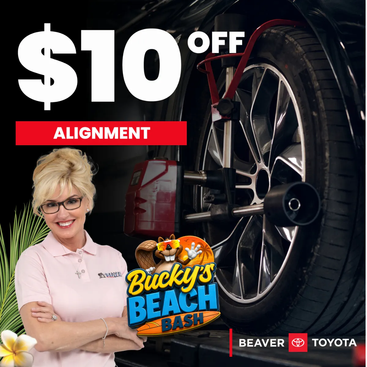 $10 Off Tire Alignment | Beaver Toyota St. Augustine