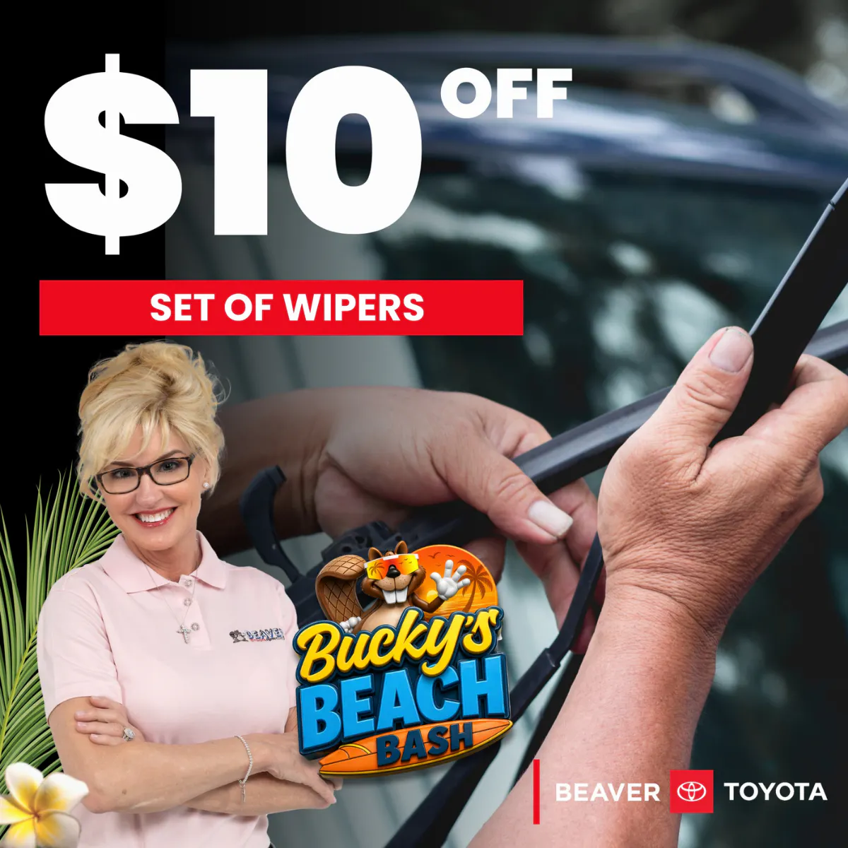 $10 Off Wipers | Beaver Toyota St. Augustine