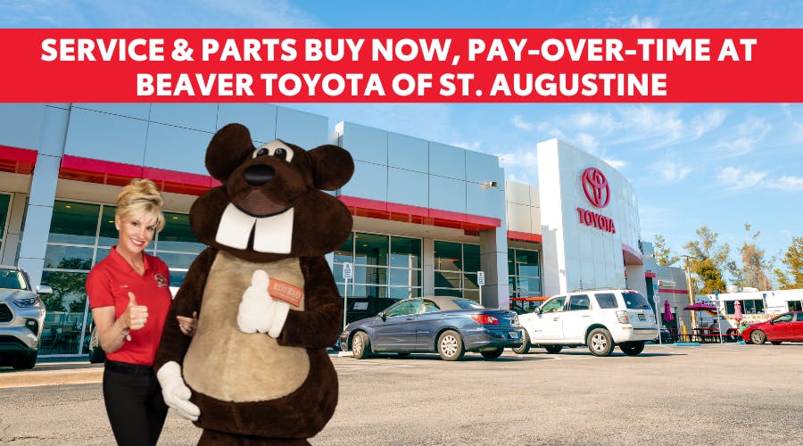 Service & Parts Buy Now, Pay-Over-Time at Beaver Toyota of St. Augustine